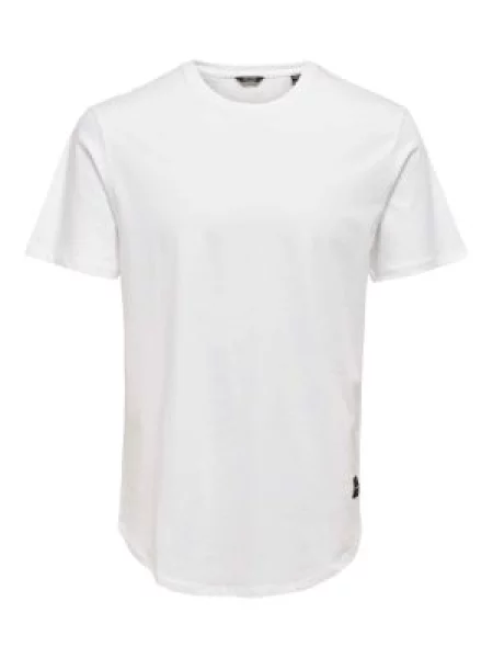Only & Sons Tricou ONSMatt negru alb