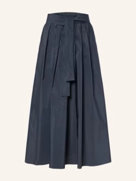 Weekend Max Mara Skládaná Sukně tmavě modrá
