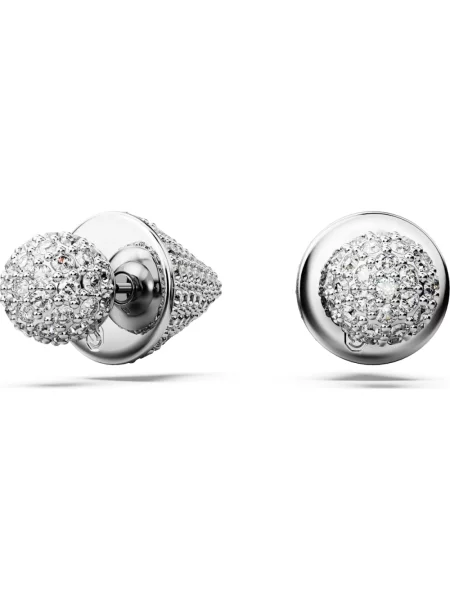 Kolczyki Swarovski szare