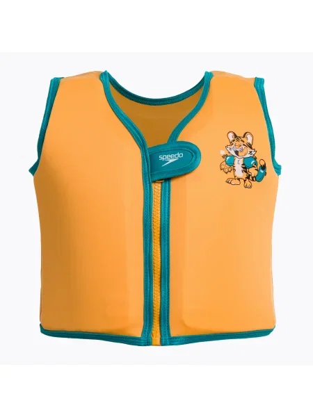 Детска жилетка с щампа Speedo Float Vest Orange оранжево