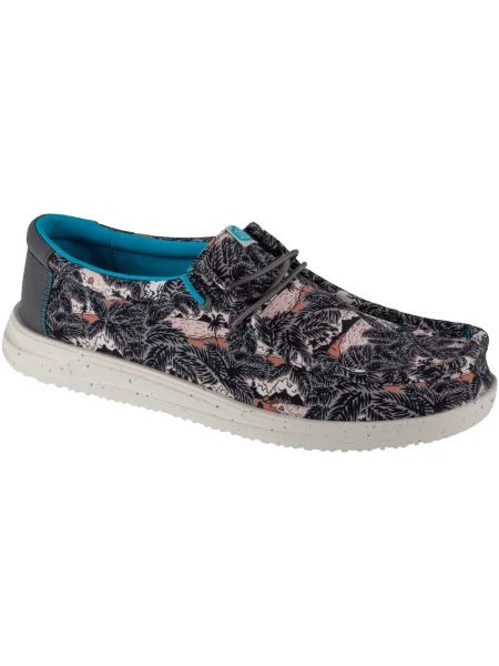 Sneakerși Heydude cu imprimeu tropical