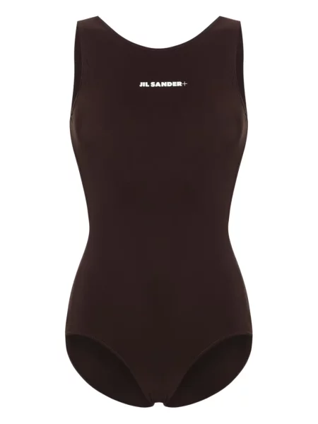 Costum de baie Jil Sander cu imagine maro
