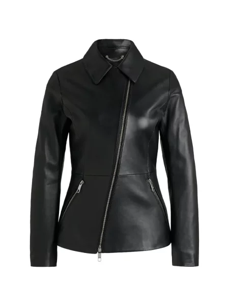 Geanta de piele Boss negru