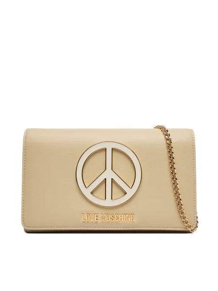 LOVE MOSCHINO Ročna torba Kremna