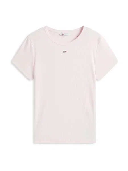 Tommy Jeans Tričko ESSENTIAL rosé ružová