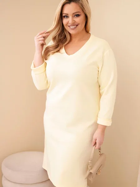 Odgovarati haljina Kesi Włoski žuta