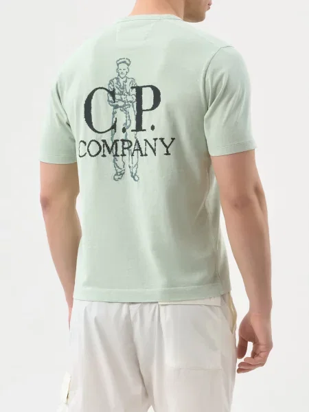 Футболка C.p. Company зелена