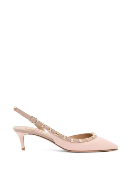 Pantofi cu toc Valentino Garavani slingback roz