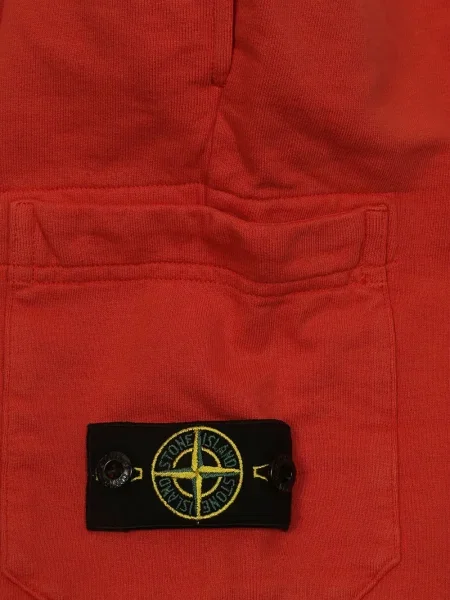 Bermudy dziecięce Stone Island czerwone