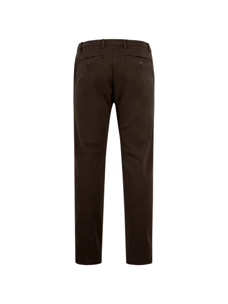 Pantaloni chino Bomboogie stretch maro