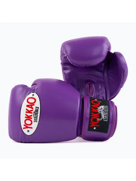 Rękawice bokserskie męskie YOKKAO Matrix flash purple fioletowe