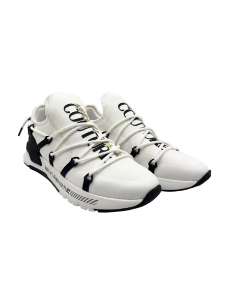 Sneakersy Versace Jeans Couture z nadrukiem białe