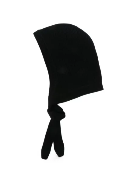 Căciulă Soft Goat cu legături negru