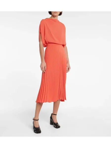 Midi szoknya Mm6 Maison Margiela piros