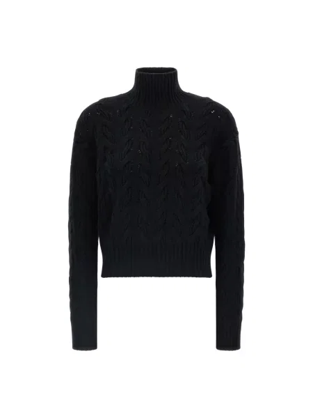 Sweter Max Mara Studio wełniany czarny