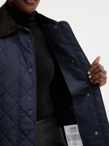 Weekend Max Mara kurtka PEPATO przejściowa oversize granatowy