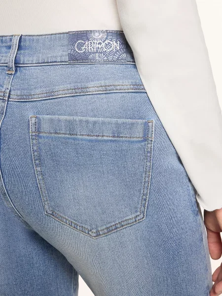 Cartoon Mom Džíny middle blue denim modré