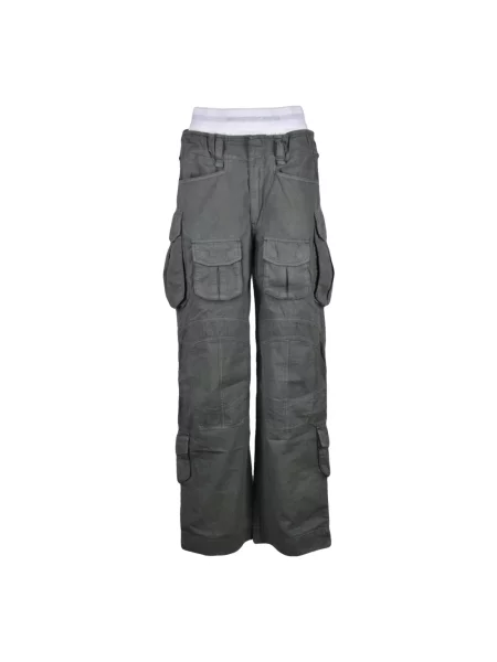 Spodnie Alexander Wang zielone