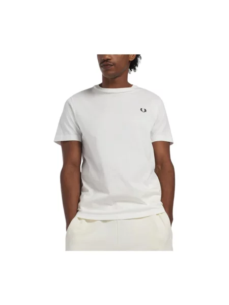 T-shirt FRED PERRY Crew Neck Tee Snow White M biała