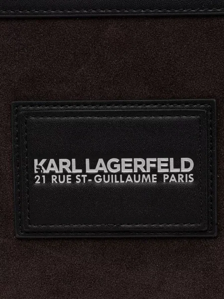 Замшевая сумка Karl Lagerfeld