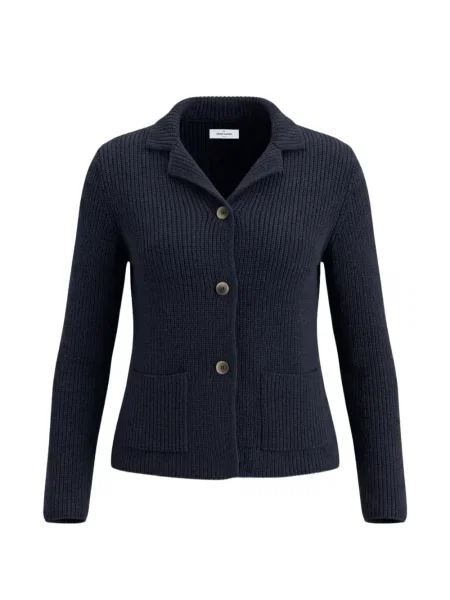 Cardigan Gran Sasso cu perle tricotate albastru