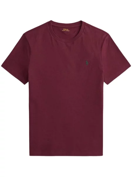 Μακρύς polo Polo Ralph Lauren με κέντημα κόκκινο