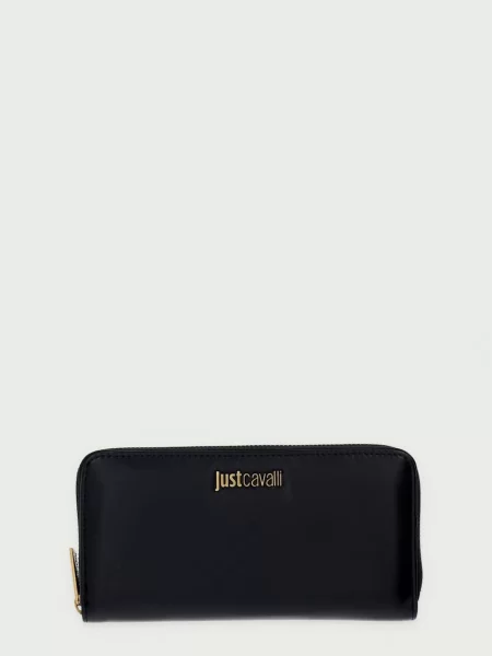 Just Cavalli Peněženka z imitace kůže černá