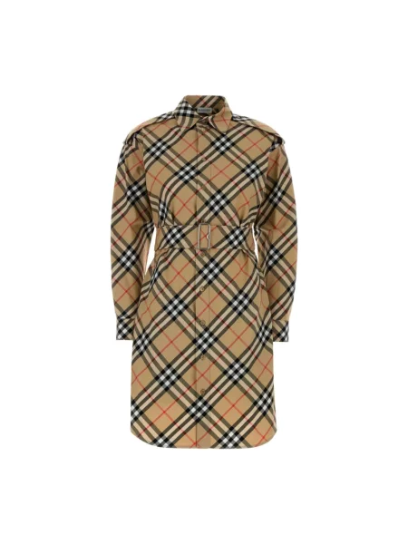 Sukienka koszulowa Burberry beżowa