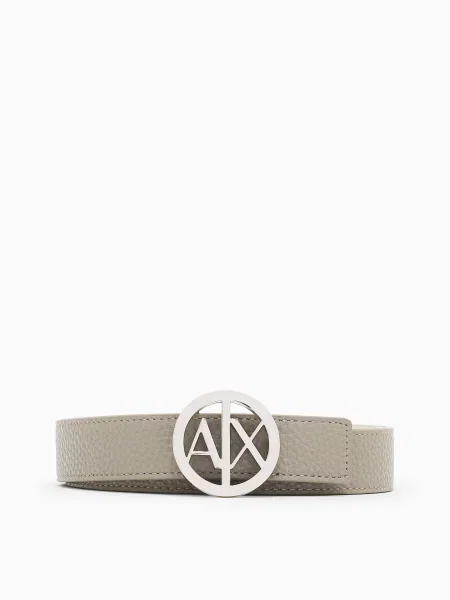 Ремень Armani Exchange с ремешками бежевый