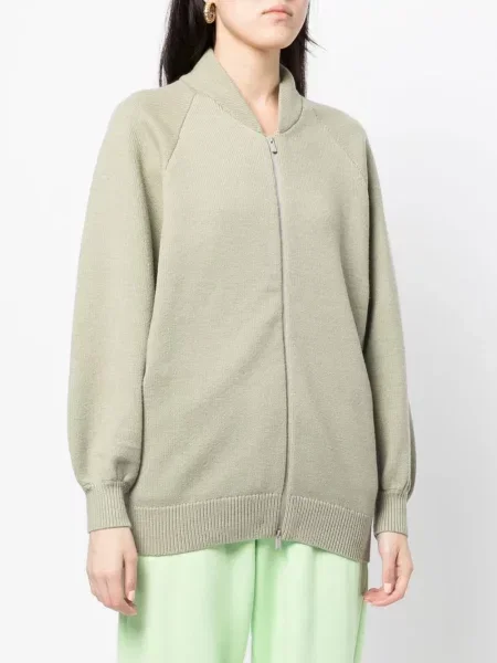 Плетено яке Fear Of God Essentials зелено