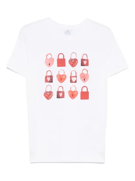 Koszulka Paul Smith w serca biała