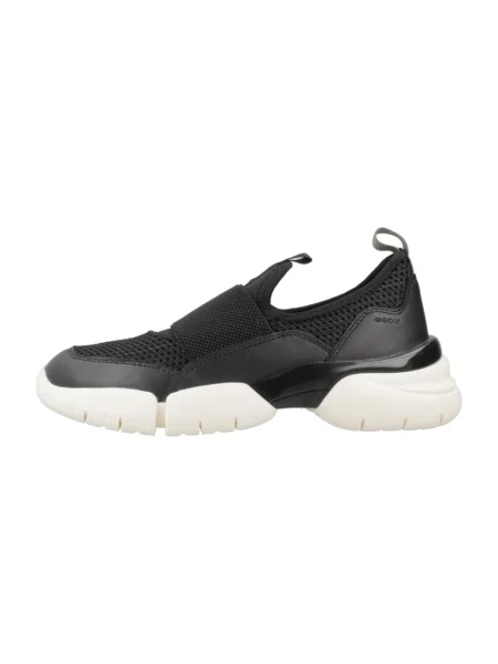 Sneakersy Geox skórzane czarne
