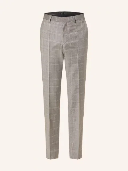 Roy Robson Oblekové Kalhoty Slim Fit dark brown hnědé
