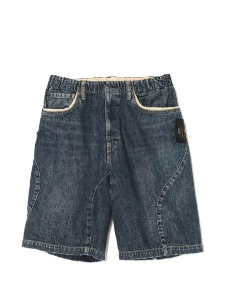 Pantaloni scurți din denim Undercover albastru