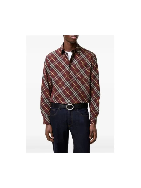Koszula Burberry czerwona