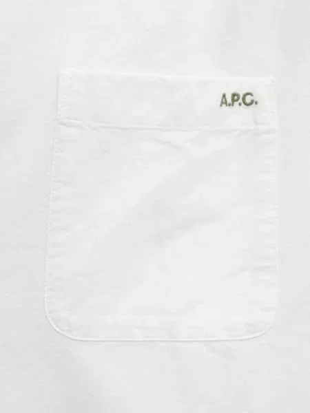 Ошейниковый рубашка A.p.c. белая