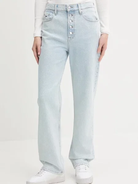 Tommy Jeans jeans high waist albastru