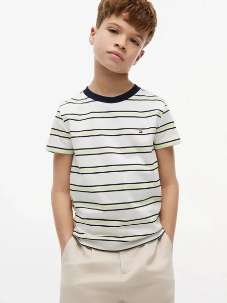 Tommy Hilfiger majica za djecu od pamuka bijela