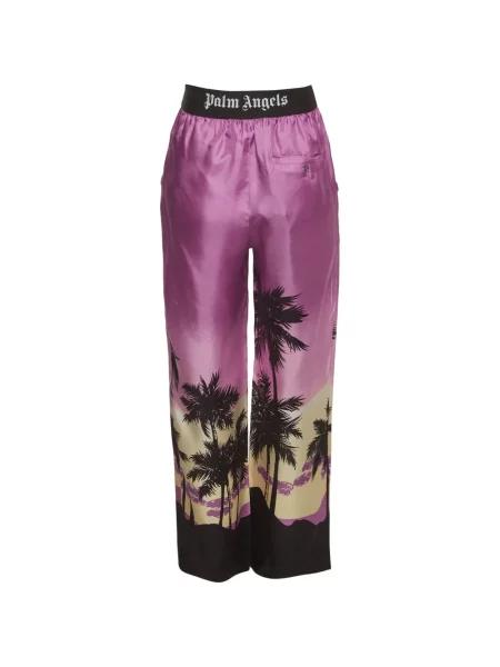 Pantaloni Palm Angels violet