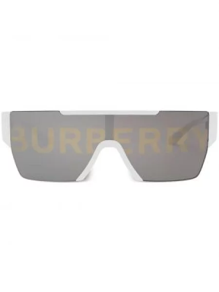 Saulės akiniai Burberry Eyewear balta