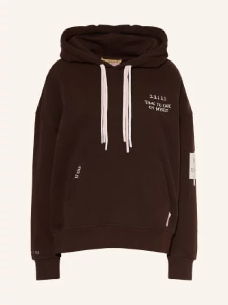 Smith & Soul Bluza Z Kapturem Oversize braun różowa