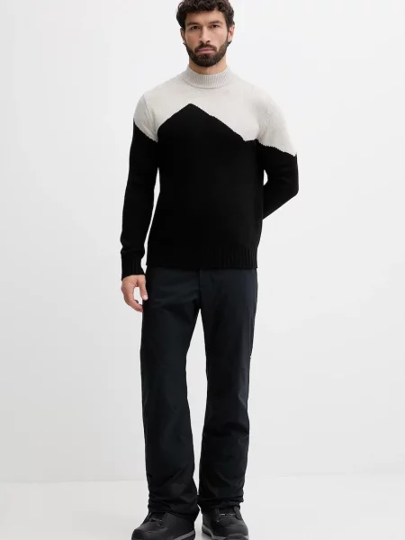 Pulover z dodatkom volne Emporio Armani črna
