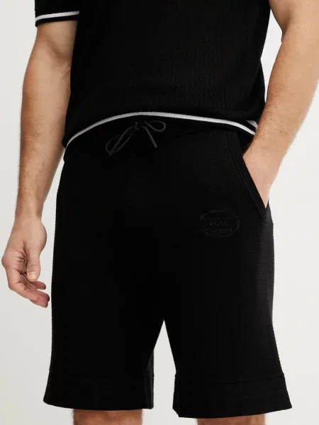 BOSS Green pantaloni scurti barbati negru