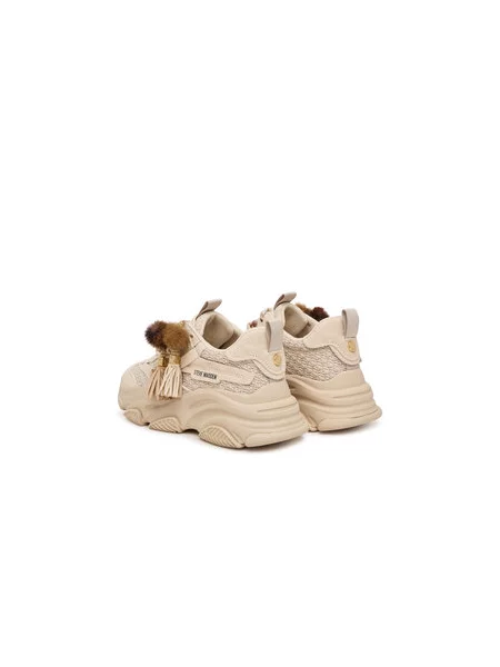 Superge Steve Madden Possession-Ppe Svetlo bež