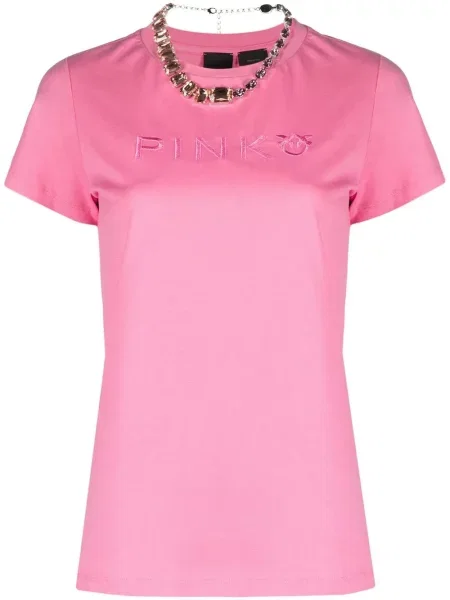 Tricou Pinko cu broderie