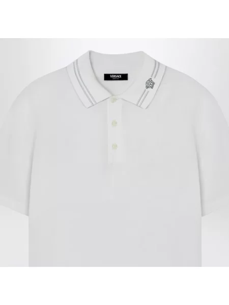 Koszulka polo Versace biała