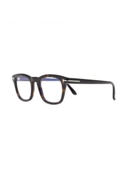 Saulės akiniai Tom Ford Eyewear su autografu ruda