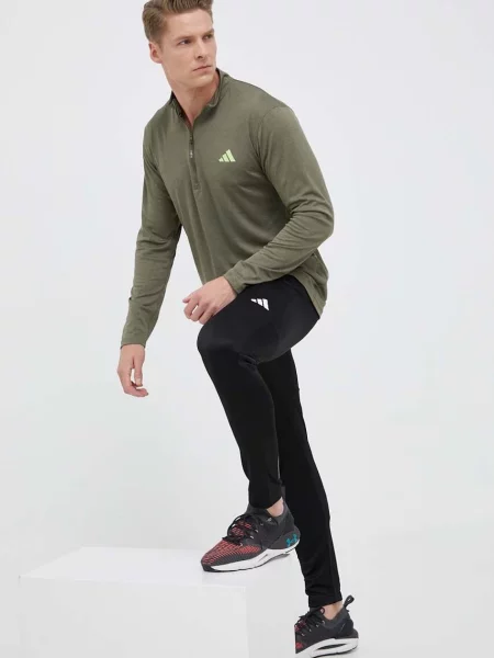 Суитчър Adidas Performance с принт зелено