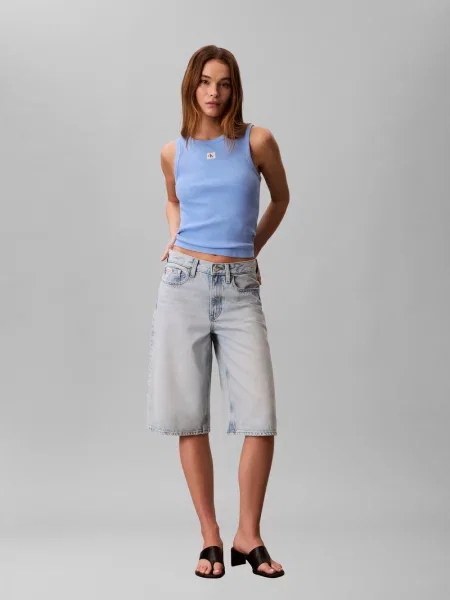 Top Calvin Klein Jeans niebieski