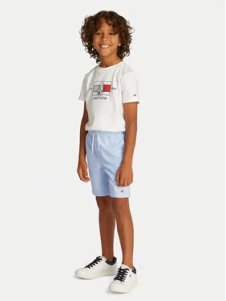Tommy Hilfiger Sportiniai šortai Žydra mėlyna